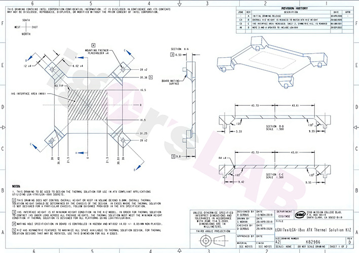 lga1851 leaked cooler requirements