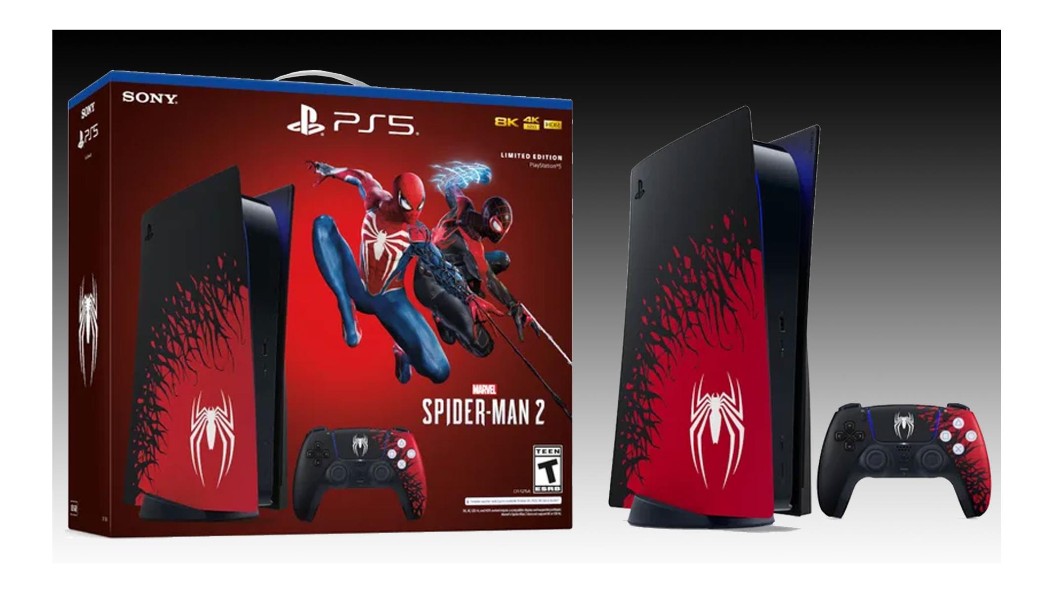 Limited Edition Spider-Man 2 PS5 Console Bundle Swings Into View And It  Looks Amazing