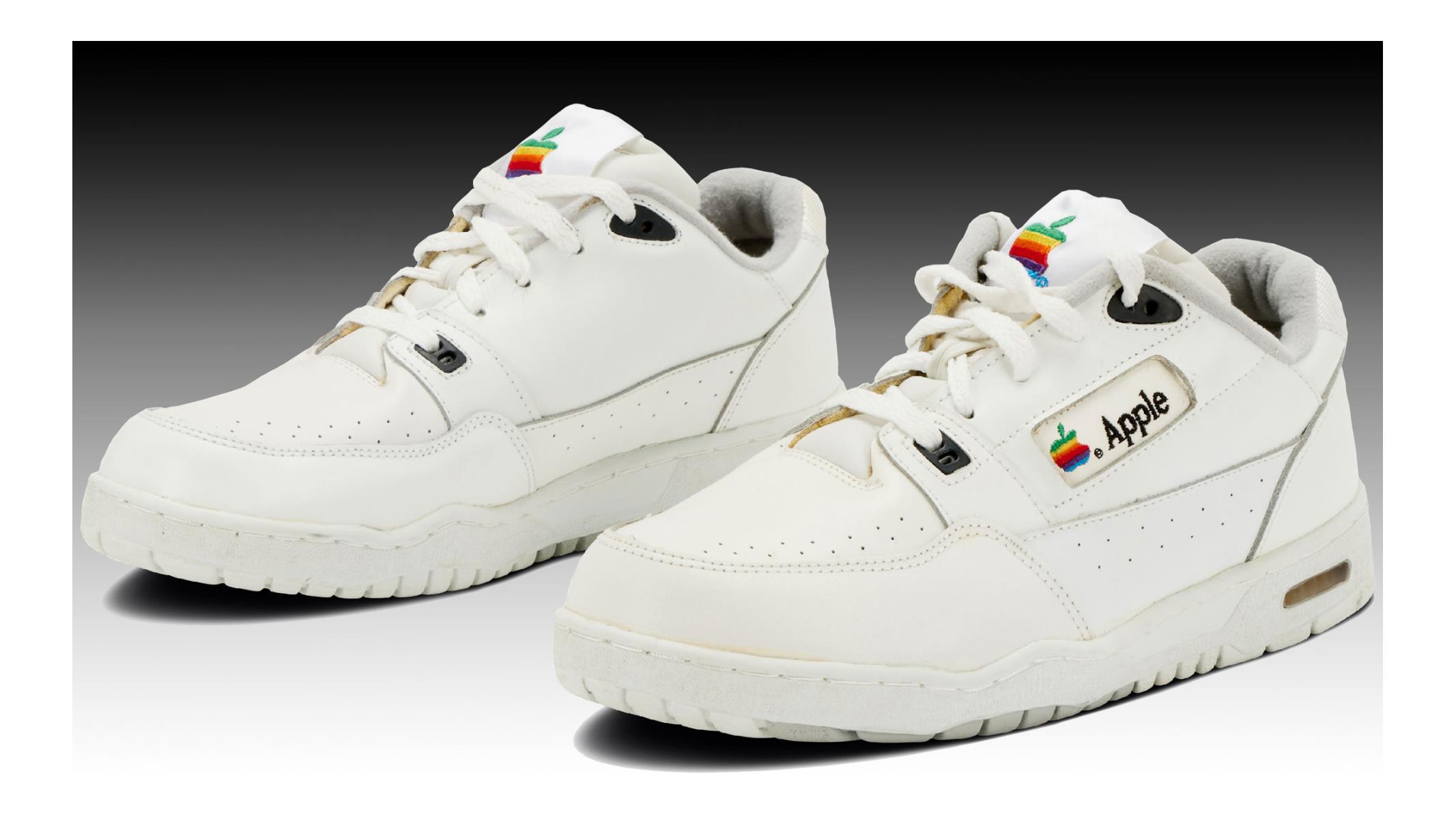 Apple - Top These Vintage Apple Sneakers Cost $50K But Ship For Free