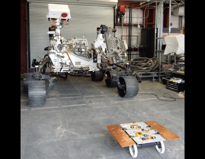 cadre test rover and perseverance rover