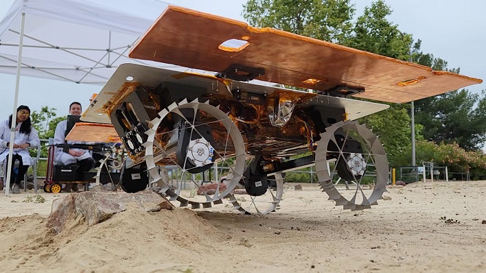 cadre test rover vehicle
