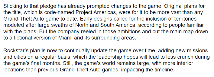 Internal changes at Rockstar come out and suggest GTA VI will be a  brand-new game