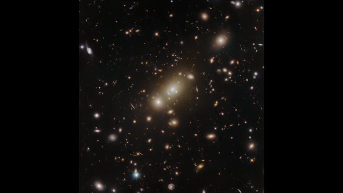 hero hubble cosmic cluster image