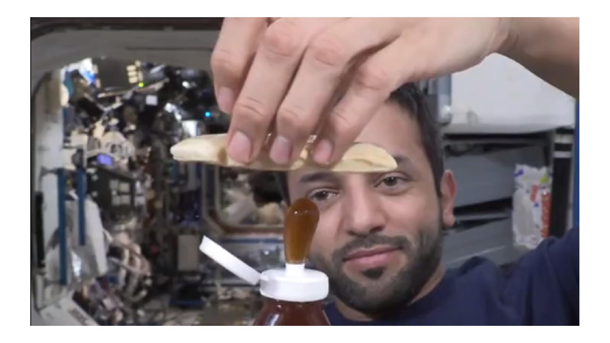 Astronaut Eats A Honey Sandwich In Zero Gravity And It's Strangely  Mesmerizing | HotHardware