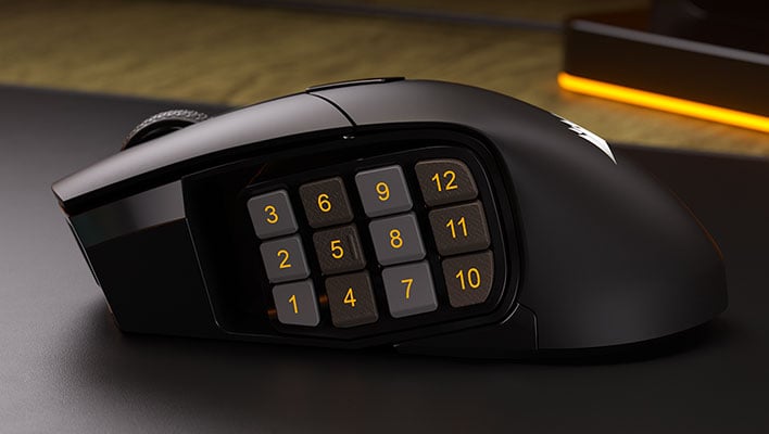 Corsair Scimitar Elite Wireless review: MMO mouse has a sliding