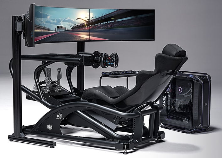 Magshion Racing Simulator Cockpit Gaming Chair Game Seat with