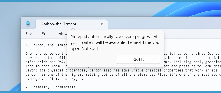 notepad update