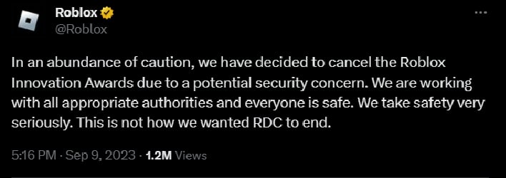 Roblox Event Got Cancelled After Serious Threats! 