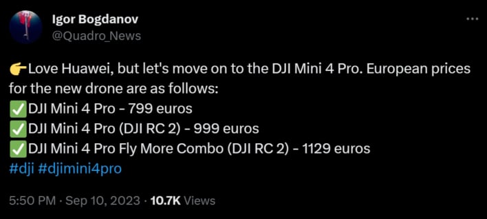 Buy DJI Mini 4 Pro Fly More Combo with DJI RC 2
