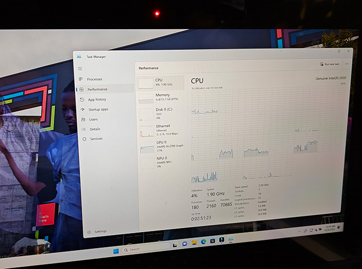 meteor lake ai demo task manager