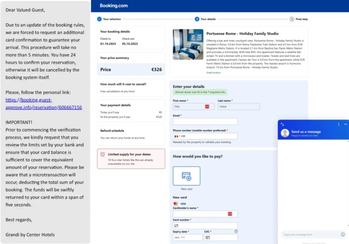 customer hackers targeting hotels and hospitality industry customers with phishing attacks