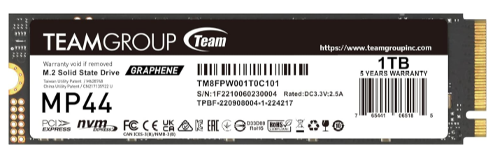 Teamgroup MP44 SSD 1TB news