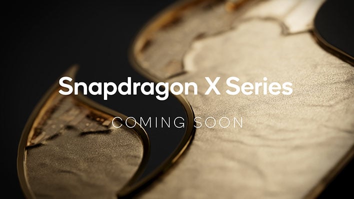 Qualcomm Snapdragon X banner indicating "Coming Soon"