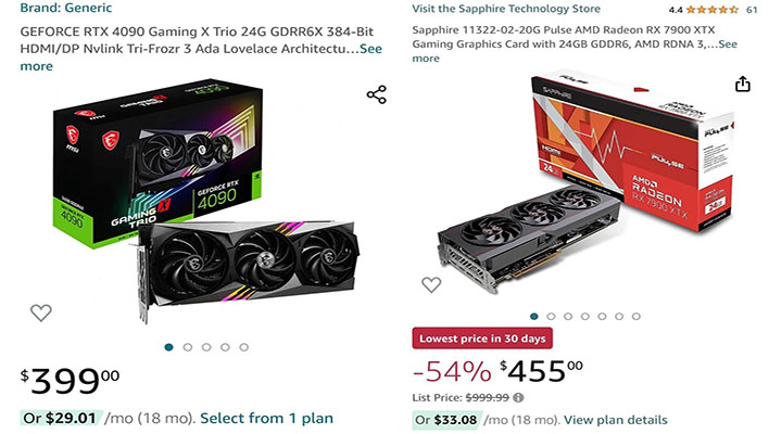 Amazon GPU Scam Examples