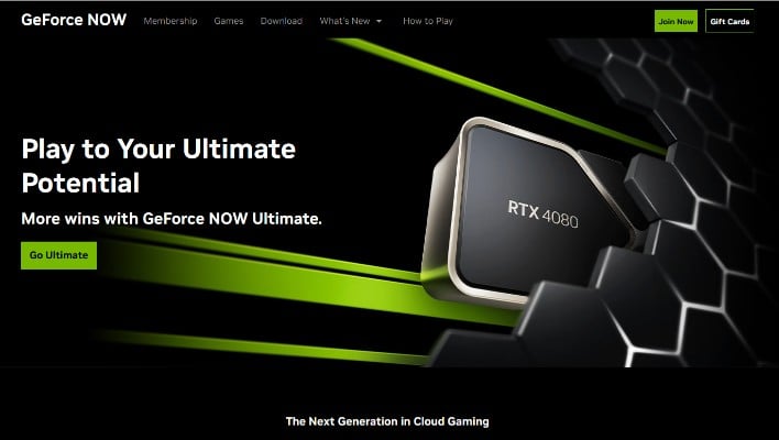 NVIDIA Brings RTX 4080 to GeForce NOW