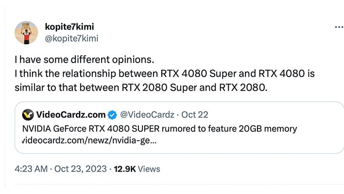 RTX 4080 Super: a 20GB VRAM card? - Overclocking.com