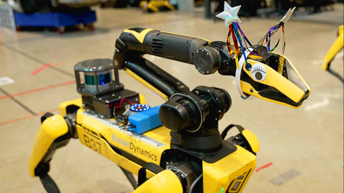 hero boston dynamics talking robot dog