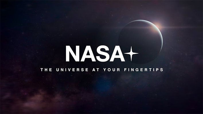 NASA Plus banner.
