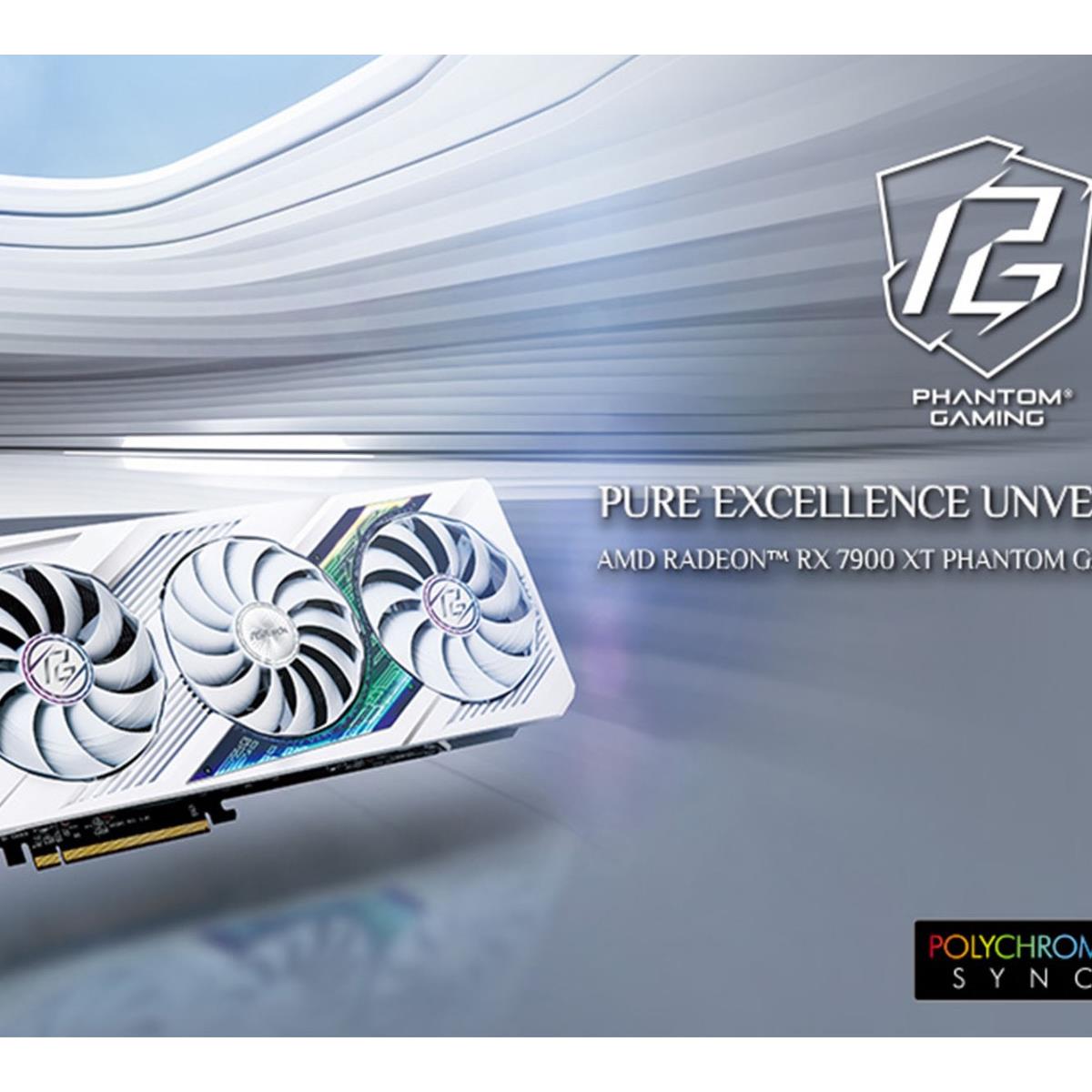 美品RX 7900XT 20GB Phantom Gaming White OC 94a8bc250906aae8ff9b5b21b27550