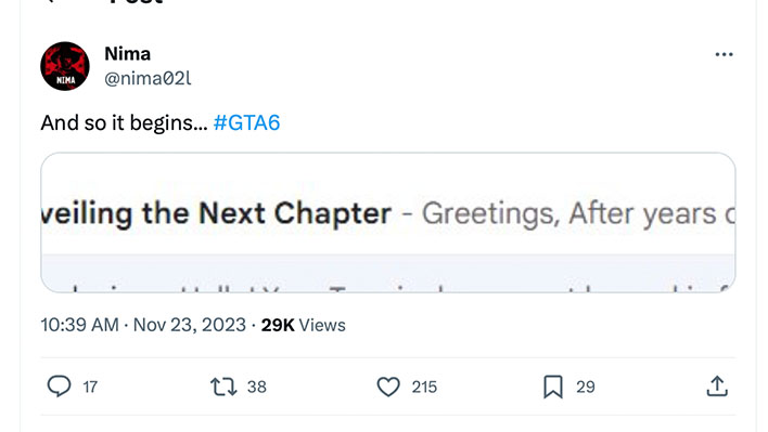 NEXT GTA TRAILER OFFICIALLY TEASED - A Message from Rockstar Games