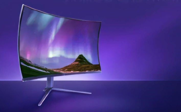 hero TCL DOME SHAPED 4K MONITOR
