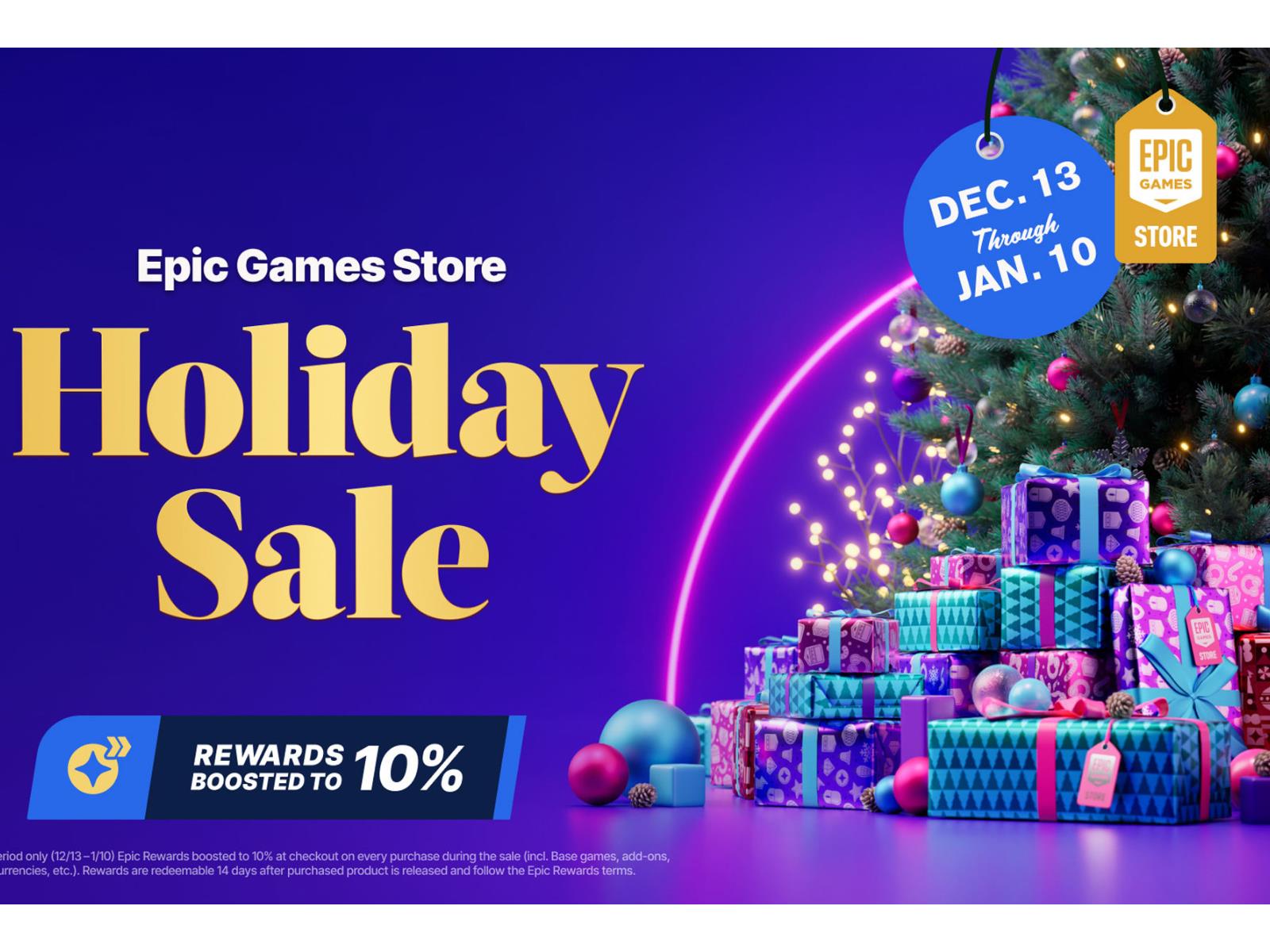 The Epic Games Store Holiday Sale Kicks Off With Deals, Free Games