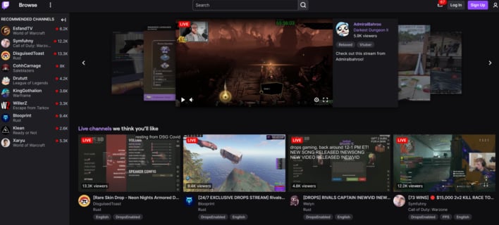 homepage twitch clarifies rules on sexual content following topless stream ban 2