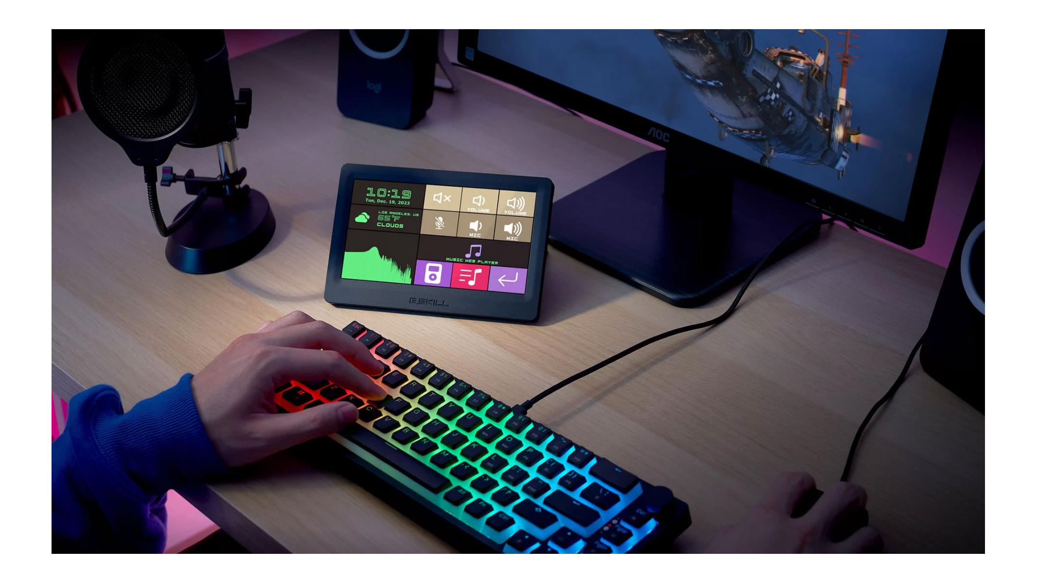 G.Skill's WigiDash PC Command Panel For Gamers Is Coming For