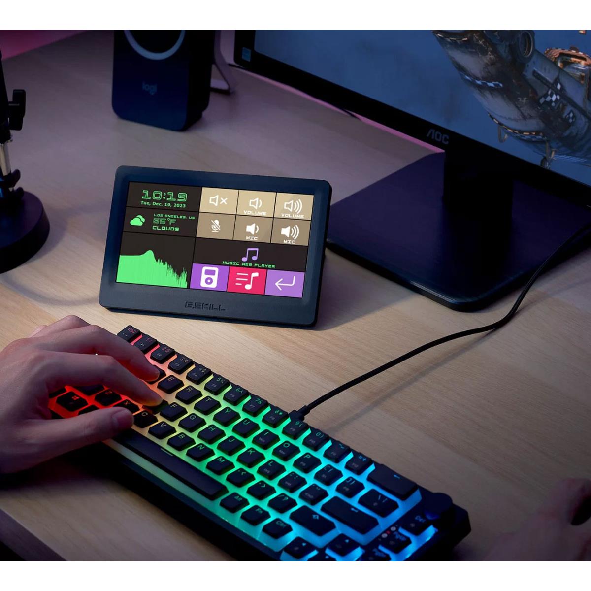 G.Skill's WigiDash PC Command Panel For Gamers Is Coming For