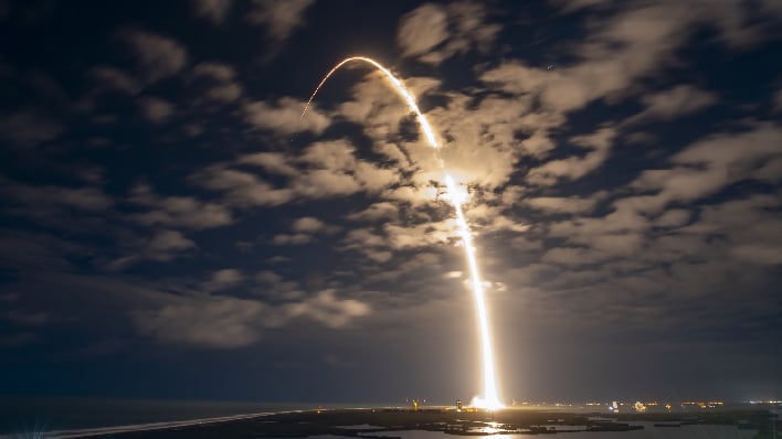 hero spacex falcon 9 launch starlink satellites