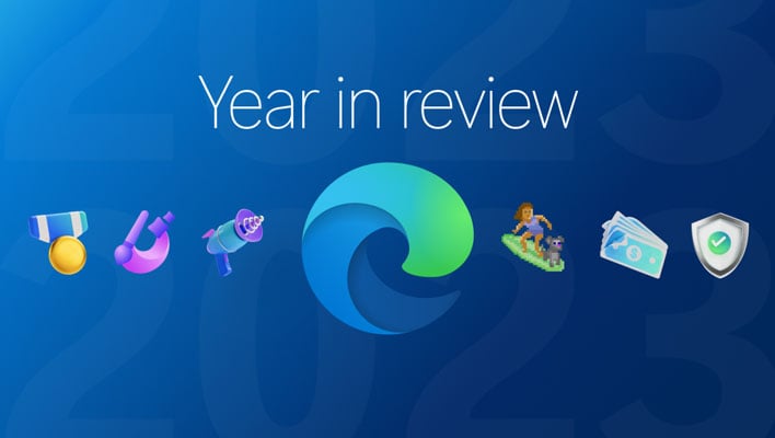 Microsoft Edge 2023 Year in Review banner