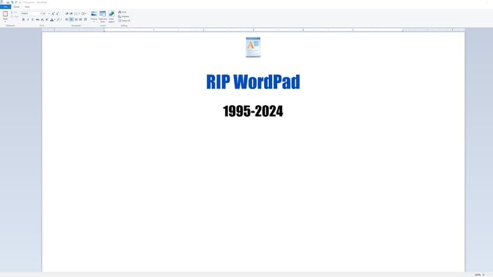 wordpad killed off in windows but there are alternatives