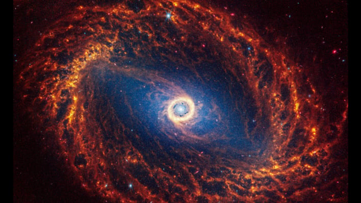 galaktyka spiralna Webba 1512