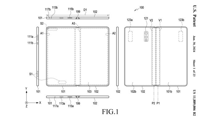 Charnière Samsung Galaxy Z Fold