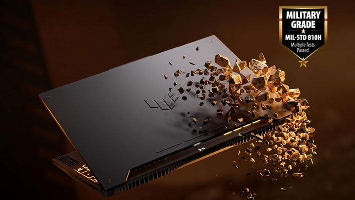 ASUS TUF Gaming F15 laptop.