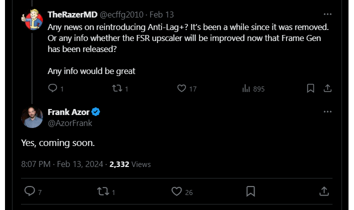 frankazor antilagplus tweet