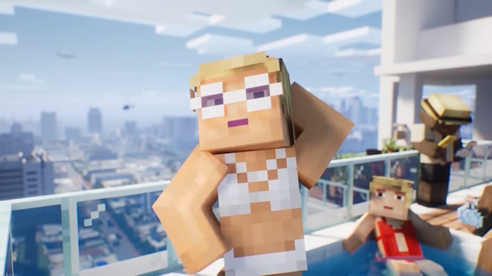 gta 6 trailer gets recreated in minecraft and its awesome