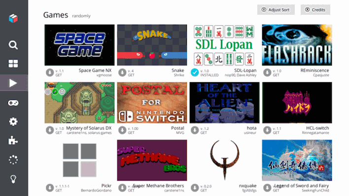 switch homebrew interface