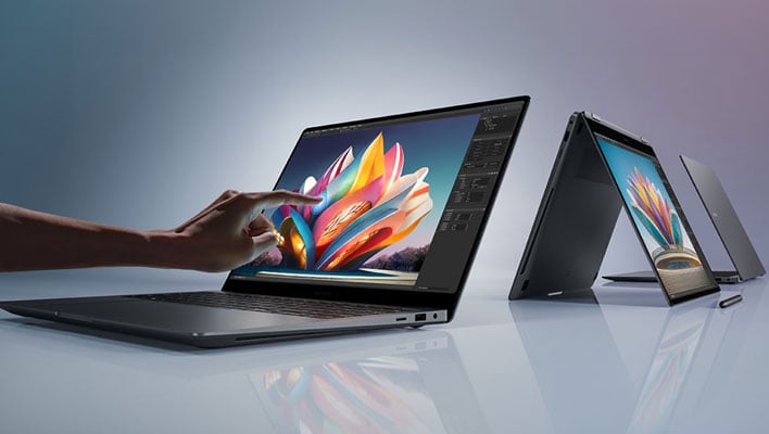 Samsung Galaxy Book4 laptops on a blue-grayish background.