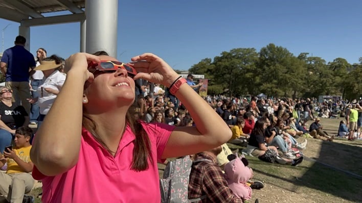 hero nasa person viewing solar eclipse