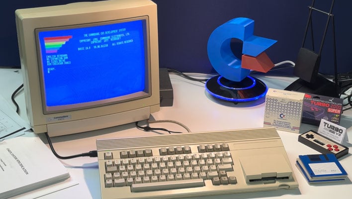 Commodore C65 prototype with monitor
