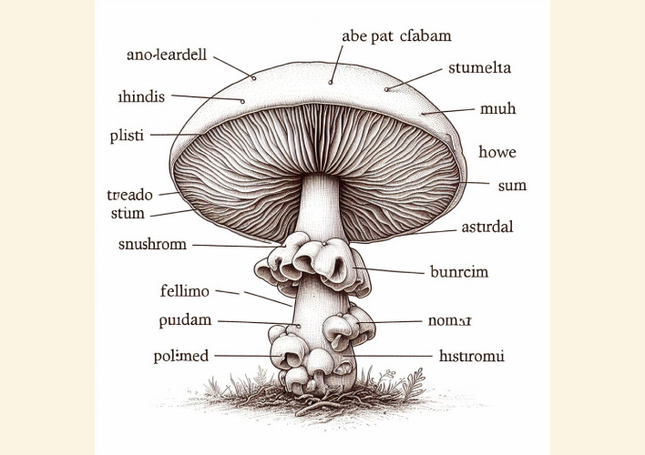 bing ha creato l'immagine del fungo