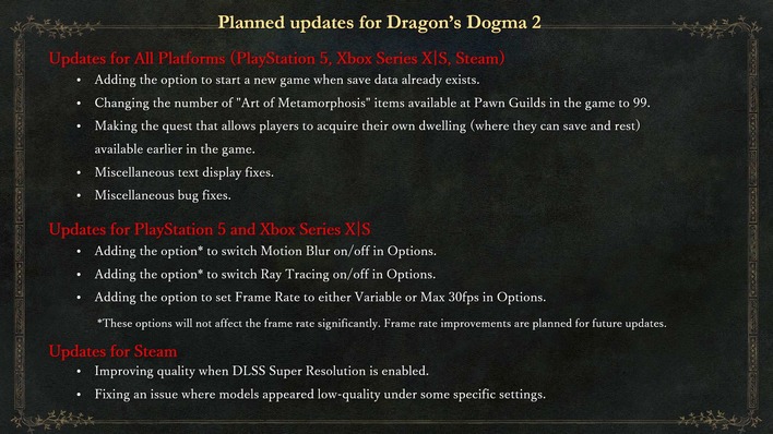 dragonsdogma2 update incoming