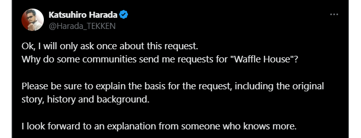 harada tekken waffle house 1