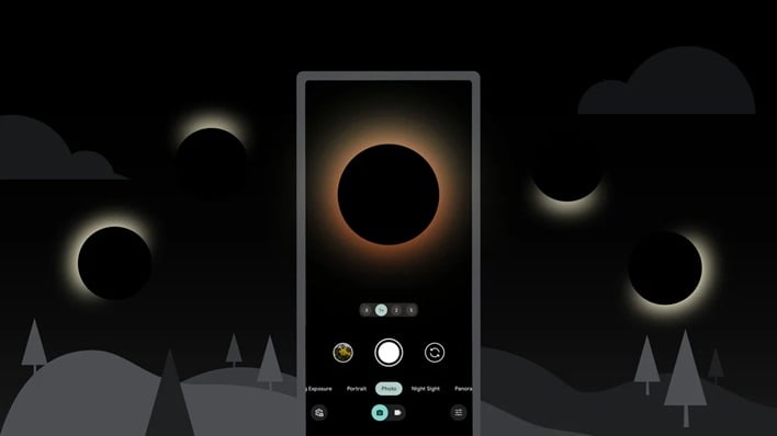 hero smartphone eclipse photography
