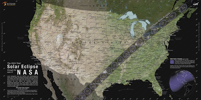 solar eclipse 2024 map