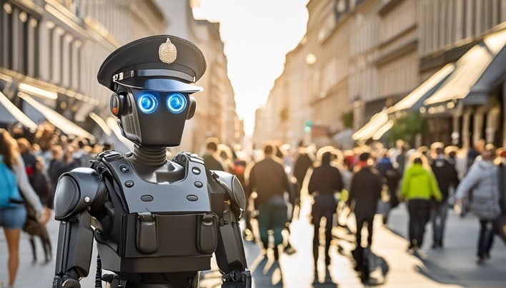 警察のAIロボット