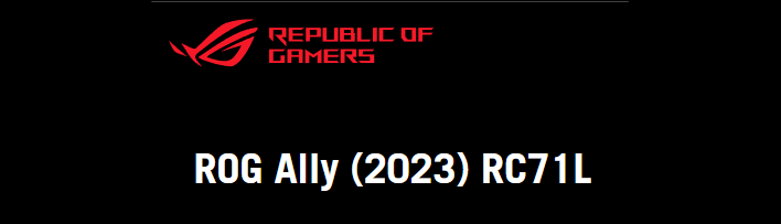 rog ally header 2023