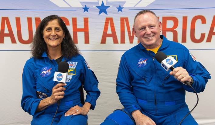 nasa boeing starliner astronuats