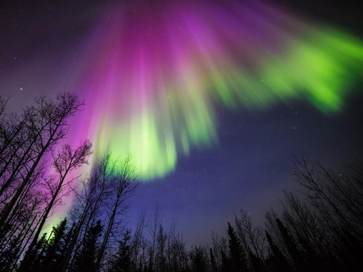 imagen de la nasa aurora boreal